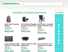 Tablet Screenshot of megacampingstore.com